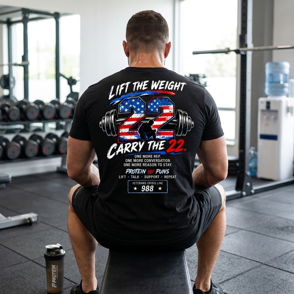 Lift for the 22 | Veteran Suicide Awareness Tee