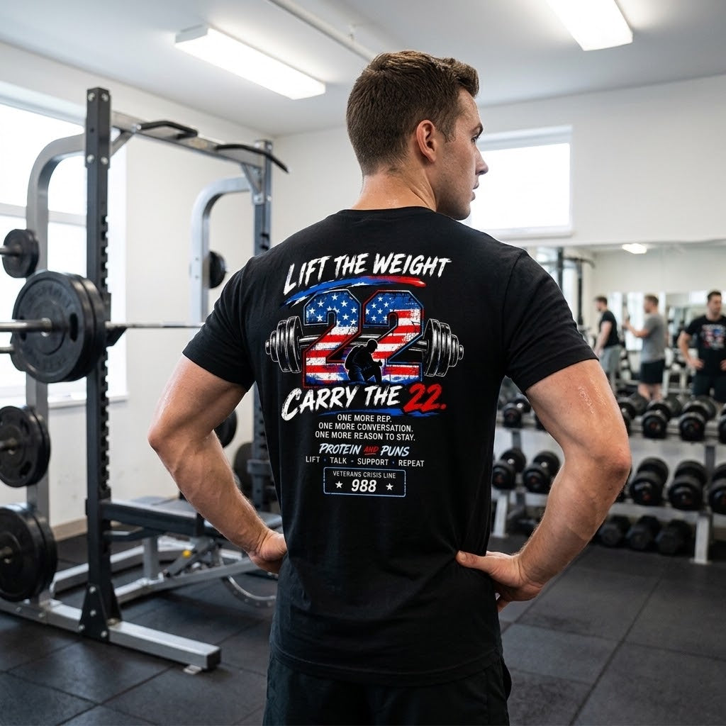 Lift for the 22 | Veteran Suicide Awareness Tee